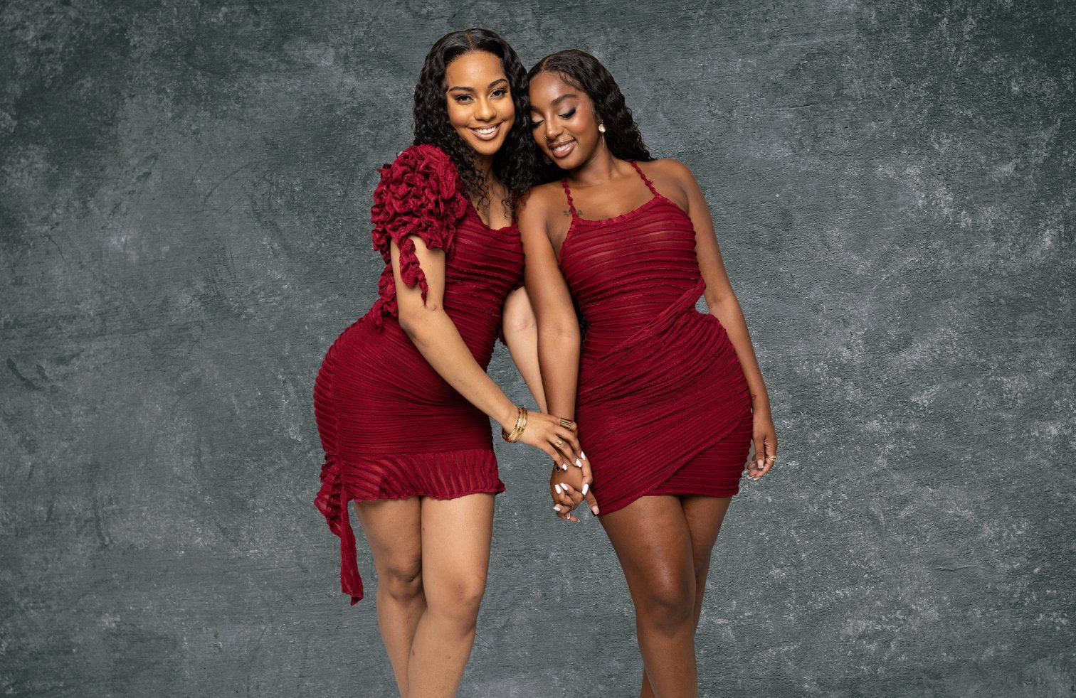 Valentine's Day Luxury Dress Collection - Elegant evening gowns and cocktail dresses for romantic celebrations, featuring black mermaid dresses, floral designs, and formal wear