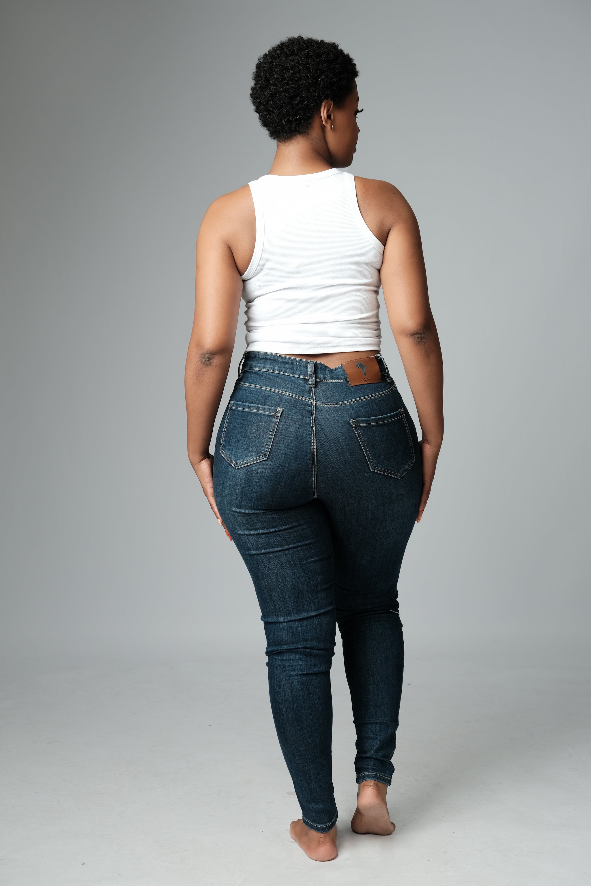 Premium Dark Wash Skinny Jeans